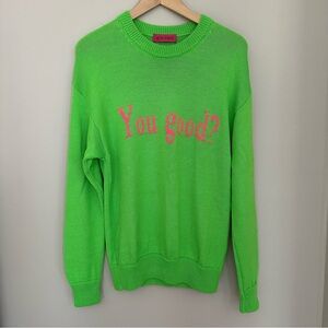 Neon Green IreneIsGood Sweater, Size XS